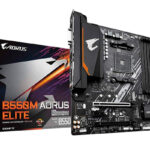 Placa Mãe Gigabyte B550M AORUS ELITE.